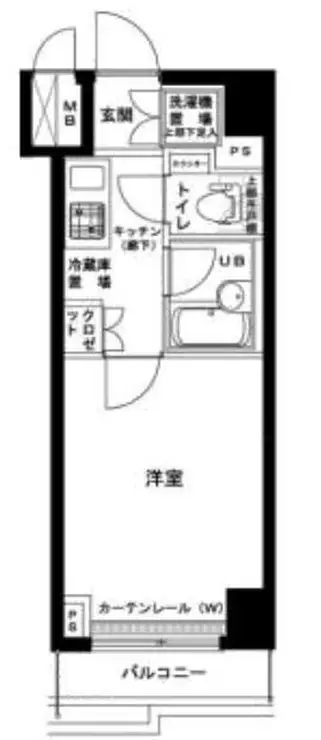 ルーブル下丸子 4階階 間取り