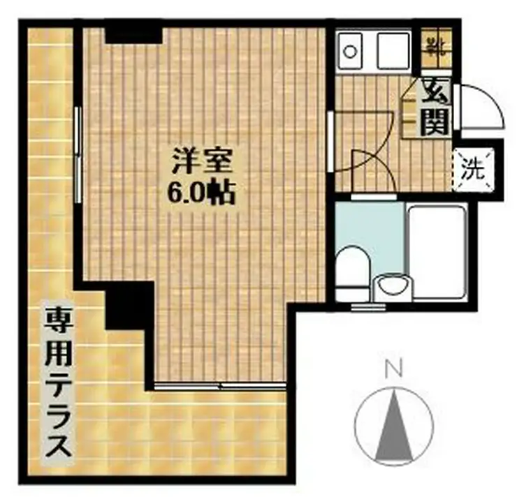 ライオンズマンション武蔵新城駅前 1階階 間取り