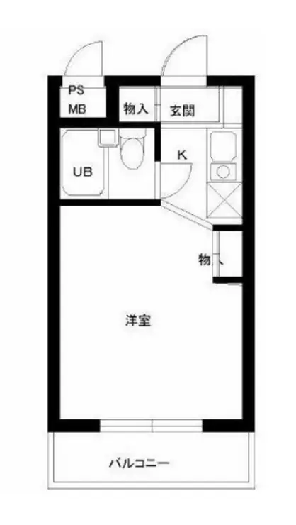 スカイコート淵野辺第3 3階階 間取り