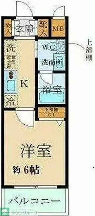 エルフラット大宮アヴィニティー 6階階 間取り