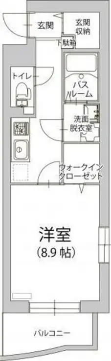 クーチャ万願寺 2階階 間取り