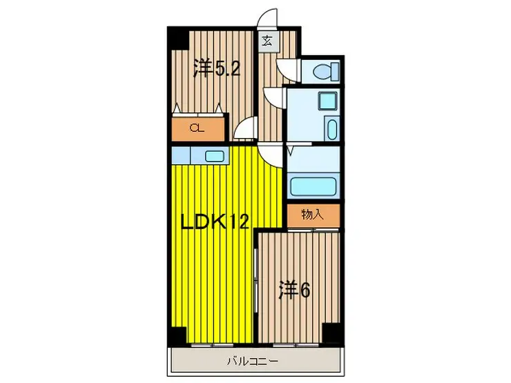 テラスサイド浦和 1階階 間取り