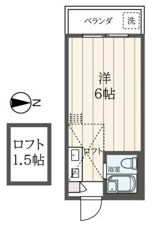 ケータス永福 2階階 間取り