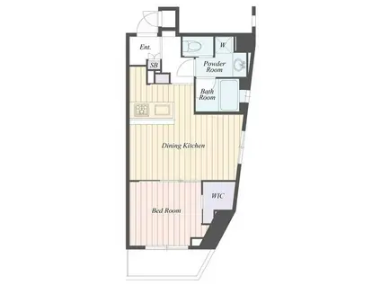 B CITY APARTMENT SUGINAMI TAKAIDO(1LDK/7階)の間取り写真