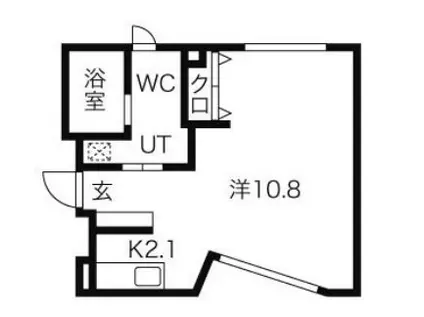 SOU YOTSUYA FUNAMACHI ソウ四谷舟町(ワンルーム/3階)の間取り写真