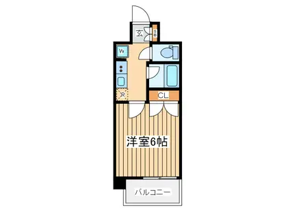 マキシヴ関内(1K/9階)の間取り写真