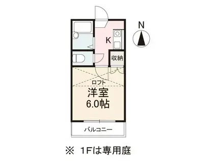 ASHIYAVIVID観光町(1K/1階)の間取り写真