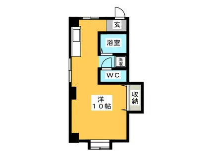 ITO BUIL(ワンルーム/3階)の間取り写真