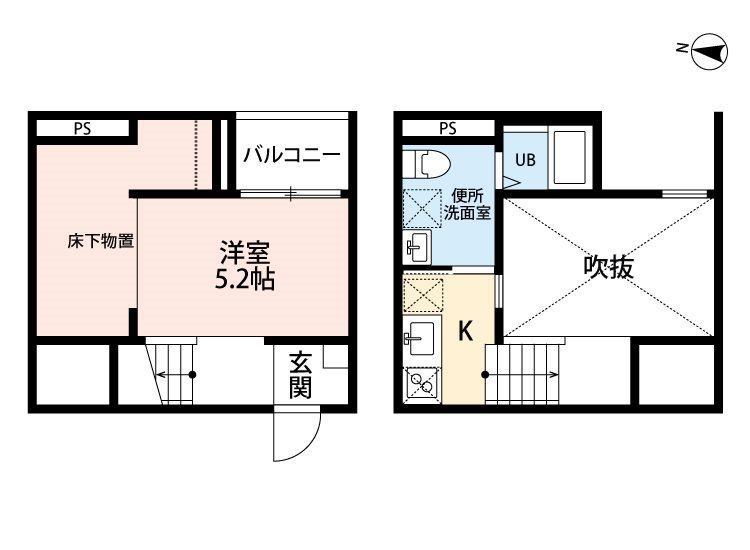 PARTAGE SUZU(1K/1階)の間取り写真