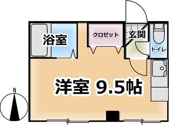 第5松屋ビル(ワンルーム/3階)の間取り写真
