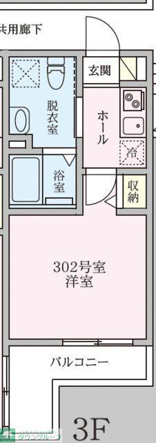 COLINA保土ヶ谷(1K/3階)の間取り写真