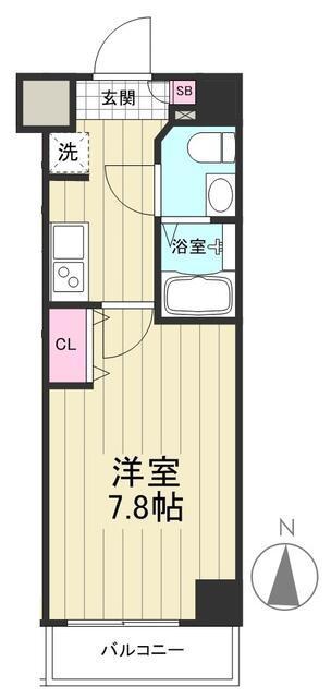 MAXIV西川口AZ DUE(1K/3階)の間取り写真