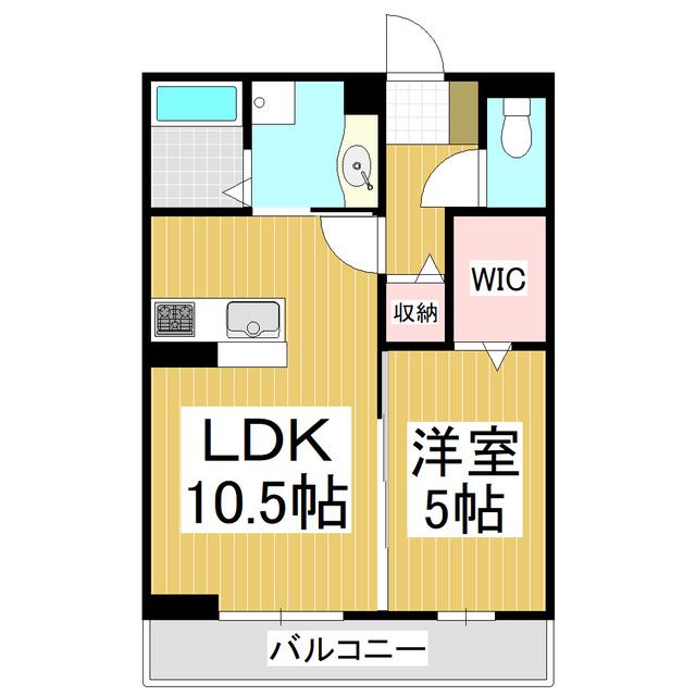 NOAS ARK(1LDK/1階)の間取り写真