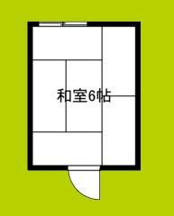 かなめアパート(ワンルーム/3階)の間取り写真