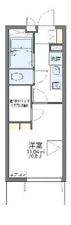 レオパレスアウトゥーノ 3階階 間取り