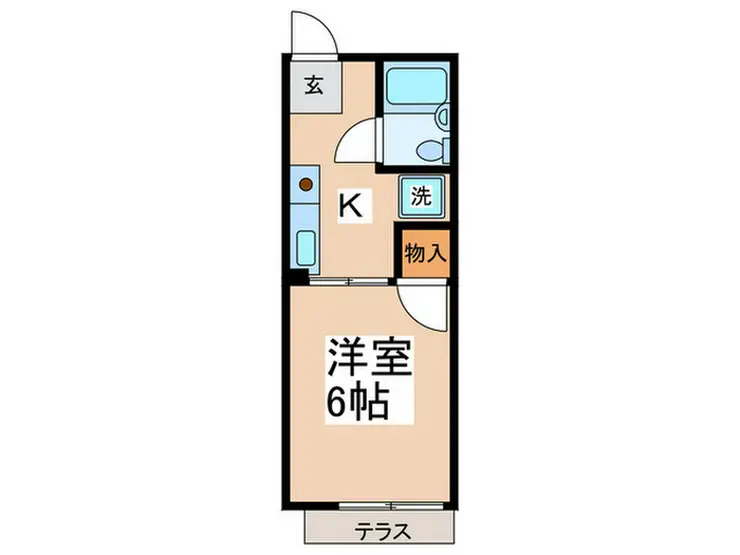 メゾン玉川 1階階 間取り