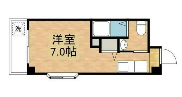 スターダスト日光台B棟 2階階 間取り