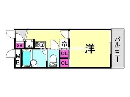 レオパレスアーデルI(1K/1階)の間取り写真