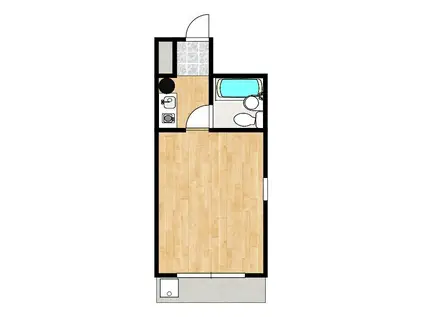 さんようレジデンス(ワンルーム/8階)の間取り写真