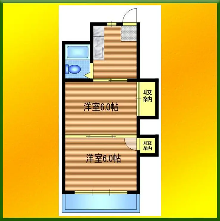 小菅マンション 4階階 間取り