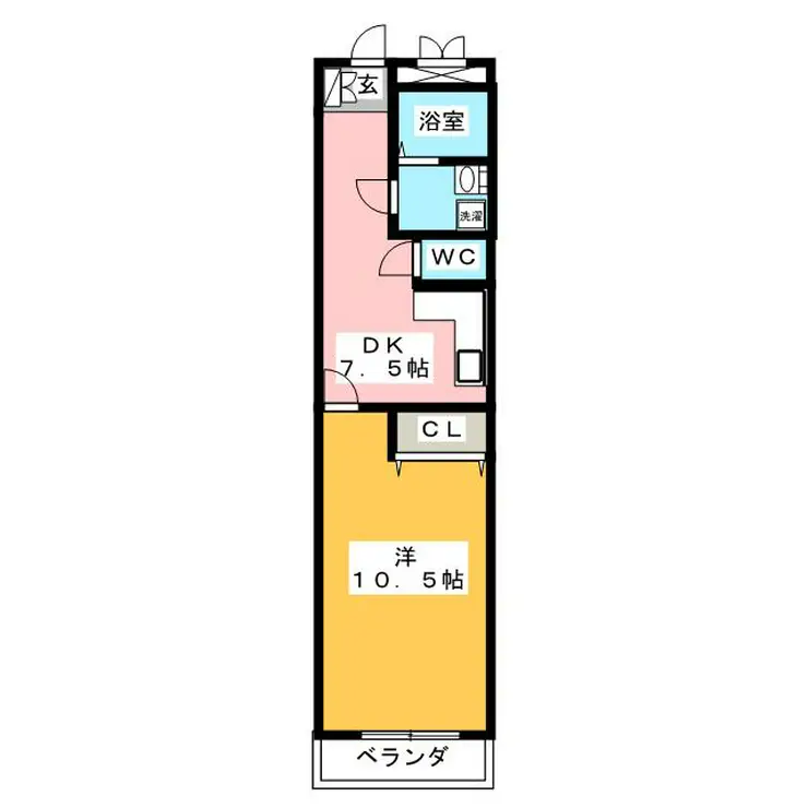 パラドール・ときわ5 3階階 間取り