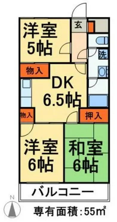 Forbitezza 3階階 間取り