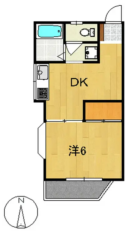 いずみコーポ 2階階 間取り