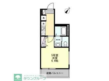 T&Fレジデンス南林間A(1K/3階)の間取り写真