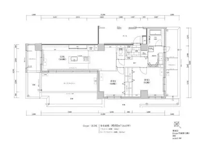 THE TEN GOOD 祖原II(2LDK/5階)の間取り写真