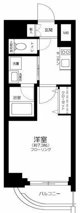 ハーモニーレジデンス門前仲町 11階階 間取り