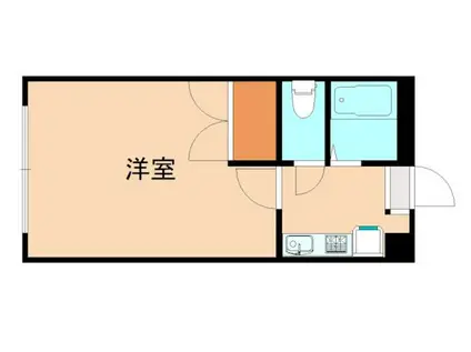 レオパレスTWO&TWO(1K/3階)の間取り写真