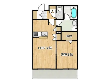 TWIN ROCKS Nツインロックス エヌ(1LDK/3階)の間取り写真