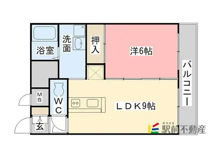 KS1999(1LDK/5階)の間取り写真