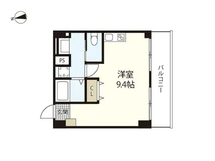 ソフィアコート井口台ANNEX(ワンルーム/3階)の間取り写真