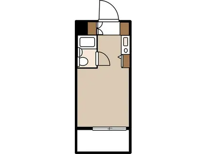 ライオンズマンション鶴見第3(ワンルーム/1階)の間取り写真
