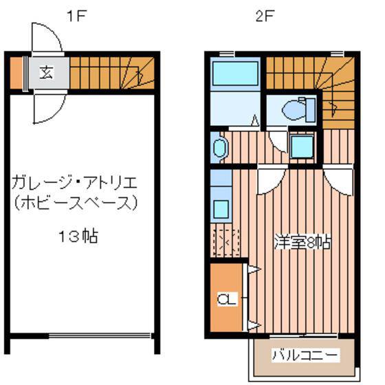 夢工房NAKANO(ワンルーム/1階)の間取り写真