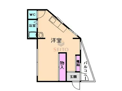 池田南桜塚ビル(1K/3階)の間取り写真