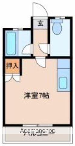 セイルポート(ワンルーム/3階)の間取り写真