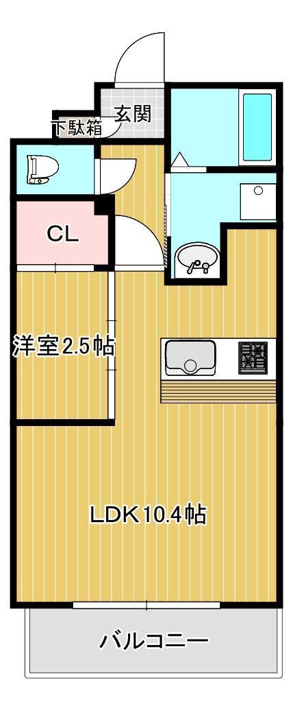 YSBLD.22(1LDK/1階)の間取り写真