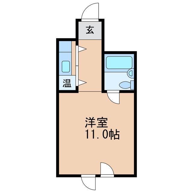 ユニーブル新栄(ワンルーム/5階)の間取り写真