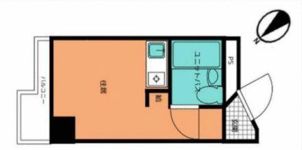 朝日巣鴨マンション(1K/3階)の間取り写真
