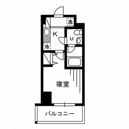 プライムアーバン川口(1K/8階)の間取り写真