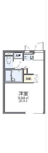 レオパレスセゾン(1K/2階)の間取り写真
