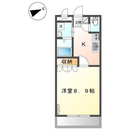 パル・川成(1K/1階)の間取り写真