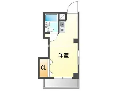 プチ・アムール(ワンルーム/4階)の間取り写真