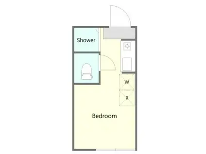 グラン柏A(ワンルーム/1階)の間取り写真