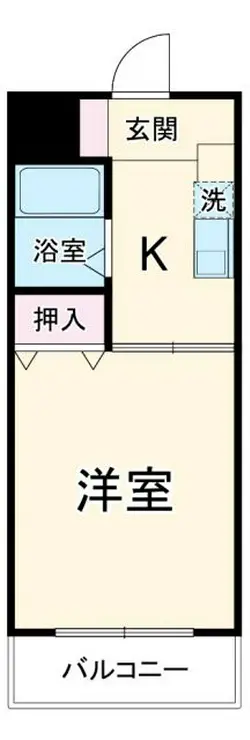 メゾン西部 3階階 間取り