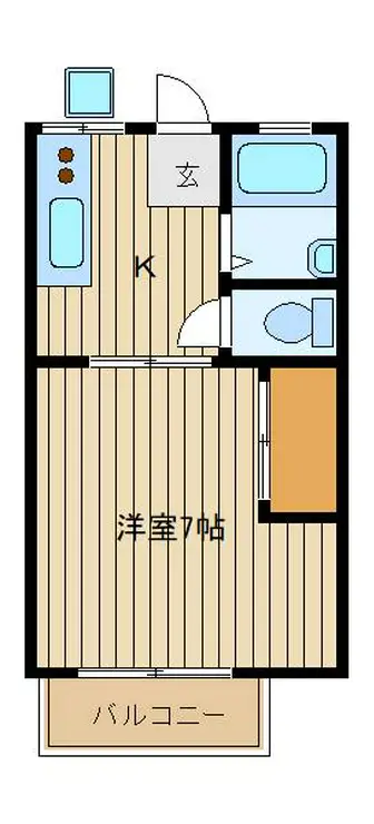 ハイムローゼ 2階階 間取り