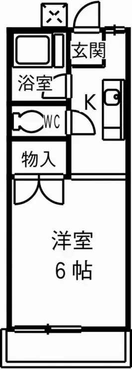 ハイムサンフラワー 2階階 間取り