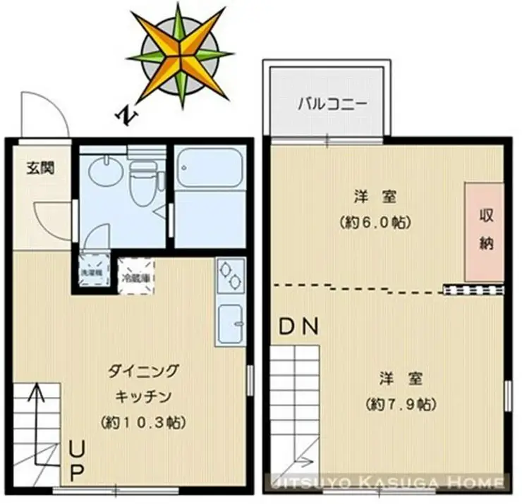 ALERO後楽園 4階階 間取り